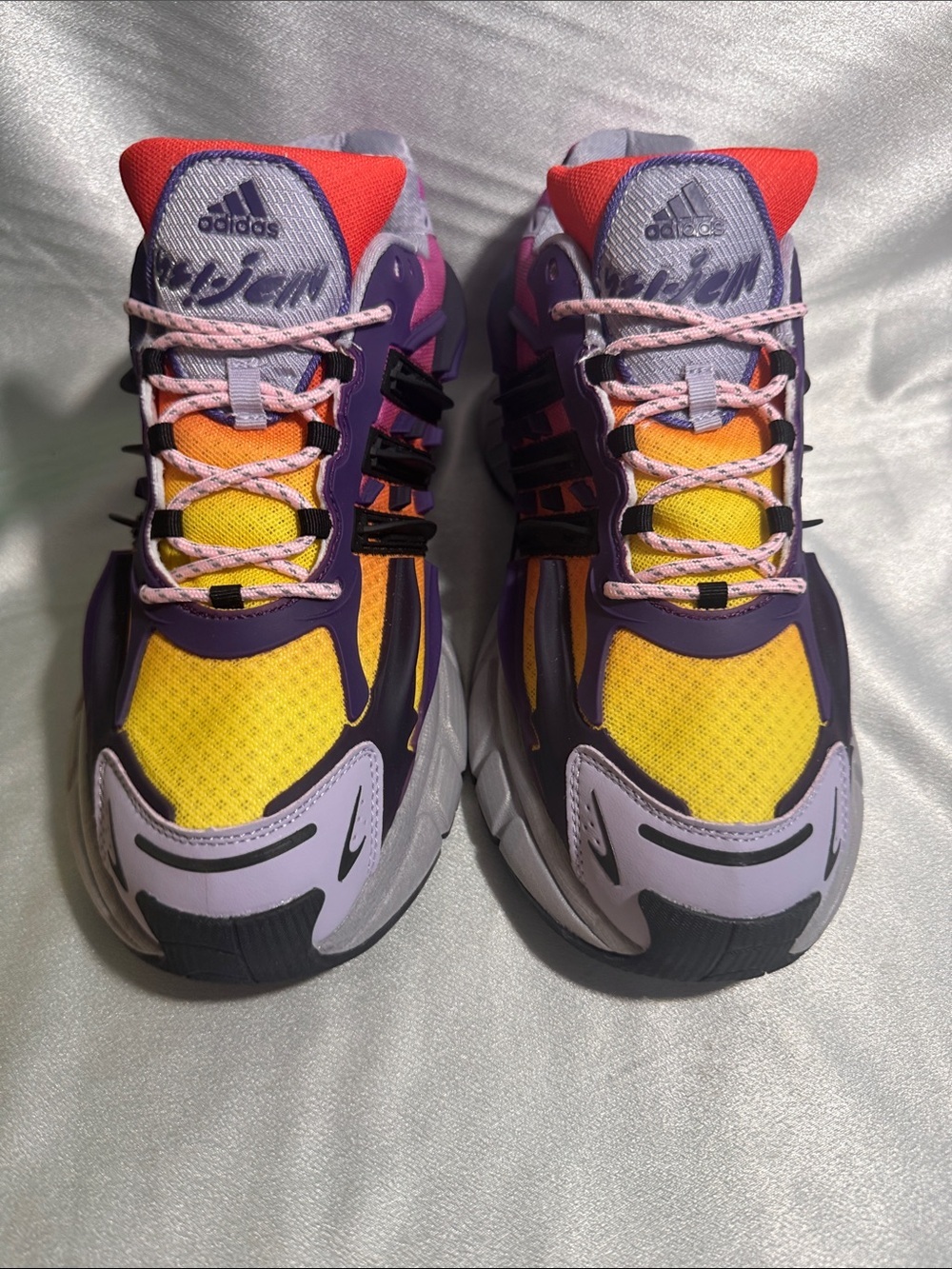 Pharrell x adidas Adistar Jellyfish sneakers-vibrant purple/yellow/pink🔥New! - Picture 6 of 13